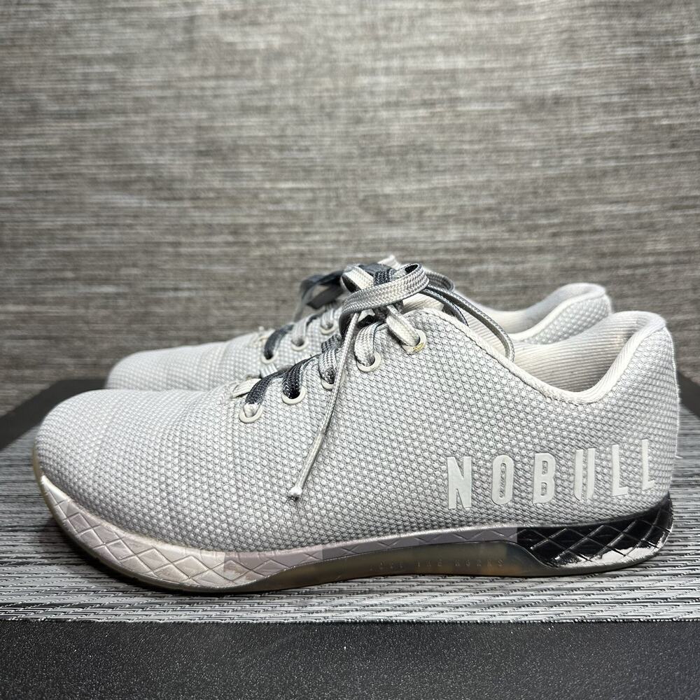 NOBULL Gray Superfabric Trainers Low Sneakers Shoes Size - Mens 8.5 / Wmns 10